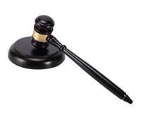 Kueohse Marteau de juge - Avec bloc sonore - Pour avocat - Fabriqué à la main