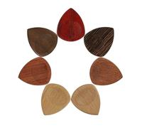 Kueohse Médiators en Bois pour Guitare. Médiators pour Guitare Électrique, Acoustique ou Basse.
