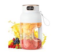 Kueohse Mélangeur de Jus Portable, 40 Oz, Tasse de Presse-Agrumes Portable Multifonctionnelle, Mélangeur Électrique Rechargeable par USB pour/Le Voyage