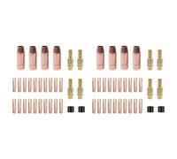 Kueohse Mig 60-Pack MB15 15AK Kit D'Accessoires de Soudage, Pointes de Contact de Soudage 0,035 Pouce, Buse à Gaz/Support de Pointe de Contact