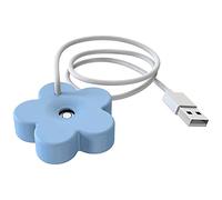 Kueohse Mini humidificateur portable avec design d'étanchéité par câble USB - Humidificateur sans réservoir pour chambre à coucher - Bleu