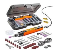 Kueohse Mini Meuleuse Électrique Sans Stylo de Gravure 3.7V 10000-16000r Outil Rotatif Micro Sans Perceuse Orange