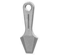 Kueohse Mini Pied-de-Biche en Alliage de Titane, Porte-Clés, Pendentif, Outil, Argent