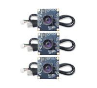 Kueohse Module Caméra à 100 Degrés 1MP OV9732 1280x720 USB sans Pilote Mise au Point Manuelle avec Câble USB de 60 cm pour WinXP/7/8/10-3 Ensembles