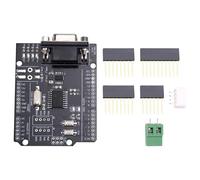 Kueohse Module de Carte de Blindage de Bus Can MCP2515 Connecteur SUB-D Contrôleur D'Indicateur LED Standard UART IIC SPI Can 4,8-5,2 V