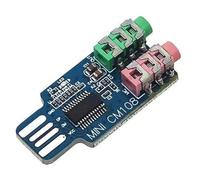 Kueohse Module de Carte Son USB CM108 pour Ordinateur, Carte Son Externe pour Ordinateur Portable