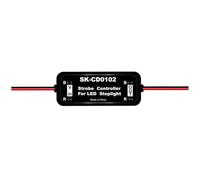 Kueohse Module de Clignotant de Feu de Freinage de Contrôleur de Stroboscope pour Lampe de Feu Stop de Frein à LED de Voiture 12V-16V LED Flash Tail Stop, SK-CD0102
