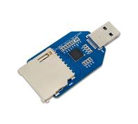 Kueohse Module de Lecteur USB3.0 GL3224 Chip on-Board pour Carte SD + TF 2-en-1, Module de Lecteur Mini à Double Carte et Double Lecture.