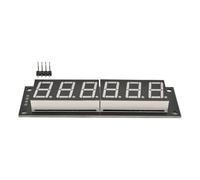 Kueohse Module D'Horloge Numérique TM1637 à 6 Chiffres de 0,56 Pouce, Affichage à 7 Segments, LED Bleue, Jaune, Blanche, Verte.