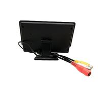 Kueohse Moniteur de Recul LCD 4,3 Pouces Caméra de Recul de Voiture Kit de Système de Stationnement de Recul Accessoire Étanche Vision Nocturne Inverser la Sauvegarde