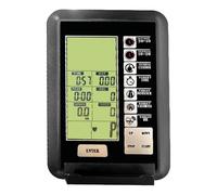 Kueohse Moniteur de Vélo d'exercice Ordinateur de Vélo à Air Compteur de Vitesse de Vélo Compteur Kilométrique pour Données d'exercice Affichage de L'Entraîneur avec Fréquence Cardiaque