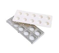 Kueohse Moule à Pâtes Italiennes Plateau à Raviolis Plaque Broche Bords CarréS Cadre pour Une Fixation et Une Forme Parfaites Grand Fabricant de Raviolis