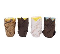 Kueohse Moules à Cupcake, 200 PièCes Tasses de Cuisson Tulipe Tasses à Muffins Doublures de Cupcake éTuis à Muffins pour FêTe de Douche d'anniversaire