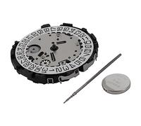 Kueohse Mouvement de Montre à Calendrier Mouvement de Haute Précision Remplaçable VR32A VR32B Pièces de Réparation de Poignet de Montre Électronique
