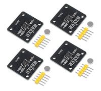 Kueohse MT6701 Ensemble de 4 Encodeurs Magnétiques 3.3V 14 Bits Module de Capteur de Mesure d'angle Haute Précision Induction Magnétique Remplace AS5600