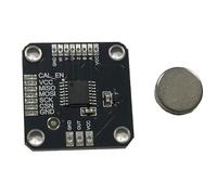 Kueohse MT6835 pour Module D'Encodeur Magnétique de Moteur sans Balais 21 Bits Haute Précision Interface PWM/SPI Remplacement pour AS5048 SPI+AB:10000