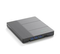 Kueohse Multifunctional External Hard Drive DVD-RW Burner for Desktop Computers, Laptops