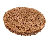 Kueohse Napperons TisséS en Papier Rond, Napperons en de Corde DéCorative pour DîNer, FêTe et Mariage 12 PièCes SéRies