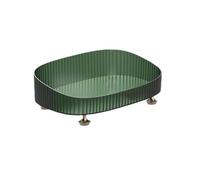 Kueohse Organisateur de Parfum de Maquillage, Ornements de Rangement de Clés, Plateau de Commode Décoratif, Plateau Organisateur de Comptoir pour Cosmétiques, et Facile à Utiliser