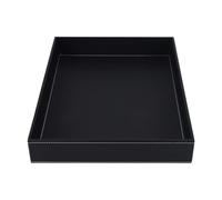 Kueohse Organisateur de Plateau de Valet en Cuir d'unité Centrale, Plateau de Rangement décoratif de Bureau Plateau de Rangement pour Le Changement, pièce de Monnaie, clé, téléphone