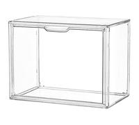 Kueohse Organisateur de rangement pour trésors en acrylique transparent pour sacs à main, organiseur empilable avec porte magnétique