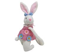 Kueohse Ornement de Lapin de Pâques pour Les Fêtes. Attache de Rideau Blanche en Forme de Lapin. Idéal comme Ornement de Pâques.