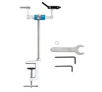 Kueohse Outil de nouage à mouches, étau de fixation à la mouche en alliage d'aluminium, rotation à 360 degrés, outils de fixation ultra légers, dispositif de fixation d'étaux, de pinces en C