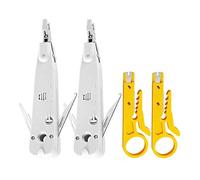 Kueohse Outil de PoinçOnnage Professionnel IDC RJ45 RJ11 Cat5E Cat6 RéSeau TéLéCom Câble de TéLéPhone Prise Impact Terminal Outils D'Insertion