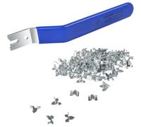 Kueohse Outil de Réglage de Vitrage avec 120 Points de Poussée de Vitrage, Outil de Conducteur de Point de Vitrier avec Prise en Caoutchouc pour Installation de Cadre en Bois.