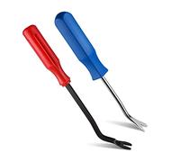 Kueohse Outil de Retrait D'Ongles D'Agrafe de Tapisserie D'Ameublement, Outil de Retrait D'Extracteur D'Ongle en Acier de 2 PièCes pour Enlever L'Agrafe dans la Caisse en Bois de Meubles