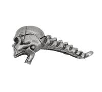 Kueohse Ouvre-Bouteille de Bière en Forme de Crâne, Porte-Clés, Ouvre-Bouchon de Bouteille en Verre en Alliage, 1 Pièce