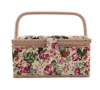 Kueohse Panier à Couture Extra Large, Panier à Couture Vintage, pour Le Stockage des Aiguilles, du, du à Mesurer et d'autres Fournitures de Couture