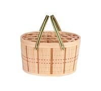 Kueohse Panier de rangement non pliable en bambou pour l'emballage de produits spéciaux et pour offrir