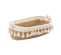Kueohse Panier de Rangement pour Papier Toilette Salle de Bain, Panier de Rangement Tissé pour Débardeur de Toilette, Décor Bohème, Paniers de Rangement Décoratifs