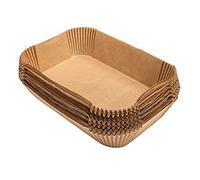 Kueohse Papier Jetable pour Friteuse à Air pour Dual, Rectangle de 200 PièCes pour Friteuse à Air, Accessoires pour Friteuse à Air