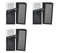 Kueohse Paquet 18 Couvercles D'Aération pour Grille D'Aération Sol Maison, Écran Ventilation Magnétique 4x10 Pouces, Sol en pour Grille D'Aération Murale Plafond Maison