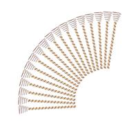 Kueohse Paquet de 18 Piquets pour Plantes D'Électroculture, Antennes de Jardinage en Cuivre D'Électroculture de 12 Pouces, Bobine de Cuivre de Jardinage D'Électroculture