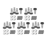 Kueohse Paquet de 20 Adaptateurs de Tuyau de Piscine, Connecteur de Tuyau de Piscine de Type A pour Adaptateurs de Tuyau D'Aspiration de 1,5/1,25 Pouces, Connexion Filetée