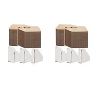 Kueohse Paquet de 200 Protections d'angle Réglables en Carton, Adaptées Aux Cadres de 1 Po, 1,5 Po et 2,1 Po, Protections d'angle pour L'Expédition, Protection