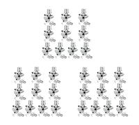 Kueohse Paquet de 30 Kits de Valves de de Ligne de Valve de Perçage BPV-31 Réglables pour les Climatiseurs HVAC 1/4 Pouces, 5/16 Pouces, Tube de 3/8 Pouces