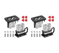 Kueohse Paquet de 4 Batteries de Calibre 6-10 12 V à 36 V, Connexion/Déconnexion avec Support de, Kit de Connecteurs de Prise de Faisceau de Câbles 50 A