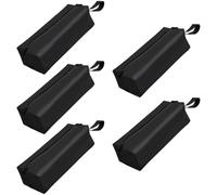 Kueohse Paquet de 5 Petits à Outils Multi-Usages, Pochettes à Outils, Sac à Fermeture Éclair à Fond Plat, Sac à Outils Étanche en Toile Oxford Environ 25 X 8,5 X 7 cm