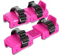 Kueohse Patins de Hockey sur Glace Ajustables avec Fixation à Sangle pour Petits Enfants, avec Double Lame, Idéaux pour Les Débutants et Les Tout-Petits.