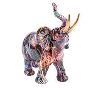Kueohse Peinture nordique Graffiti Sculpture Figure Art Statue Créative Résine Animal Statue Décoration C