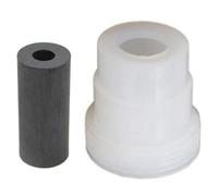 Kueohse Pièces de sablage 35 x 20 x 4 mm, buse en carbure de bore pur, pointe de sablage, buse de ponçage