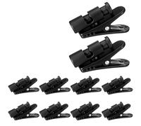 Kueohse Pinces de Câble pour Casque (10 Pièces), Pince pour Câble D'Écouteur, Pince pour Micro Cravate, Pinces pour Écouteurs - Convient Aux Fils de 2 à 4 Mm.