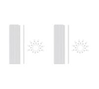Kueohse Piquets de Plantes, Bâtons de Plantes 40 Pièces Piquets de Support de Plantes Transparents en Acrylique, Piquets de Jardin à Tige de 16 Pouces pour L'Intérieur