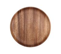 Kueohse Planche ronde massive d' - Plateau à fruits - Soucoupe - Assiette à thé - Dessert - Dîner - Assiette à -déjeuner