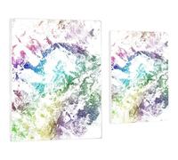 Kueohse Plaque D'Art, 8" X 10" et 5" X 7", Pack de 2 Plaques D'Impression en Gel, Plaque D'Impression en Gel Réutilisable pour Monotype, Fournitures pour L'Impression.