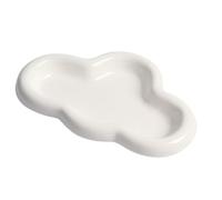 Kueohse Plateau Décoratif en Forme Nuage pour, Accessoire Décoration Esthétique pour Pièce, Organisateur Bureau pour, Plateau Présentation en Céramique B